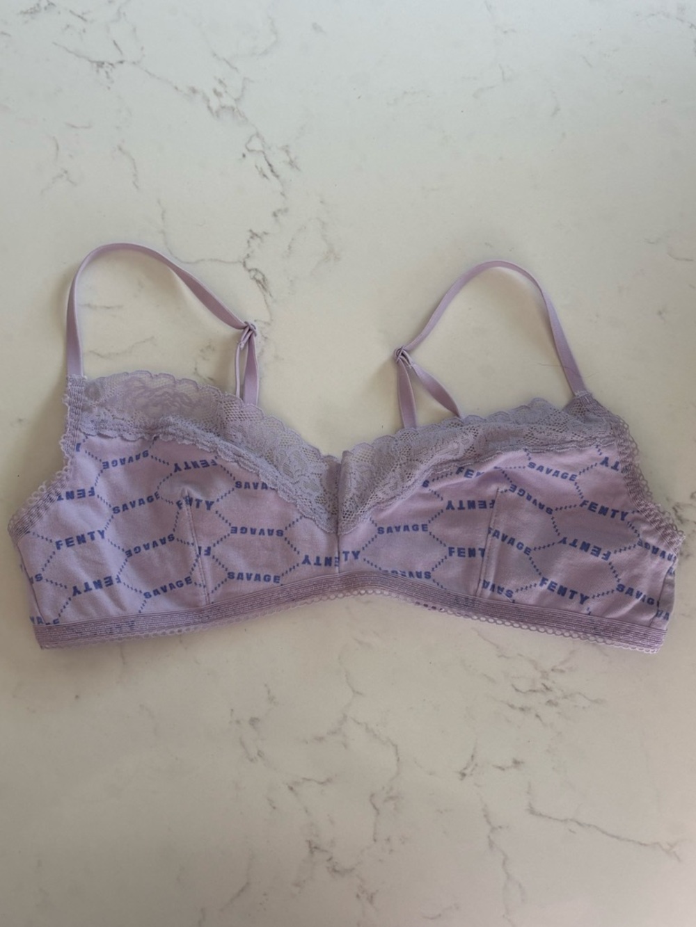 Savage X Fenty Cotton Essentials Lace Bralette - Picture 8 of 8